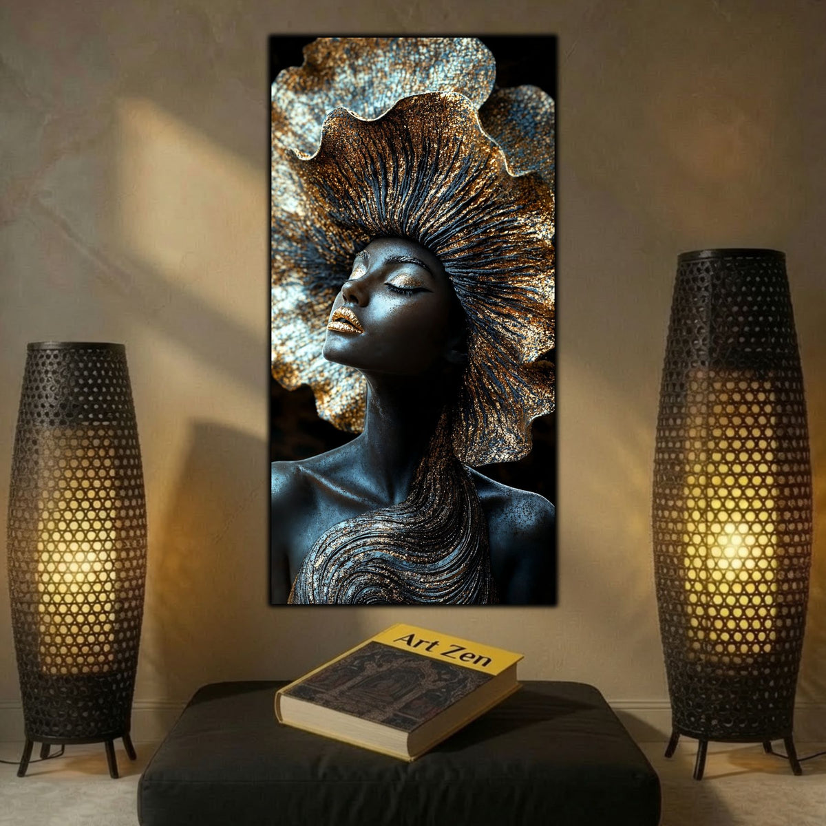 Tablou pentru living – Golden Ascent | Zenesis