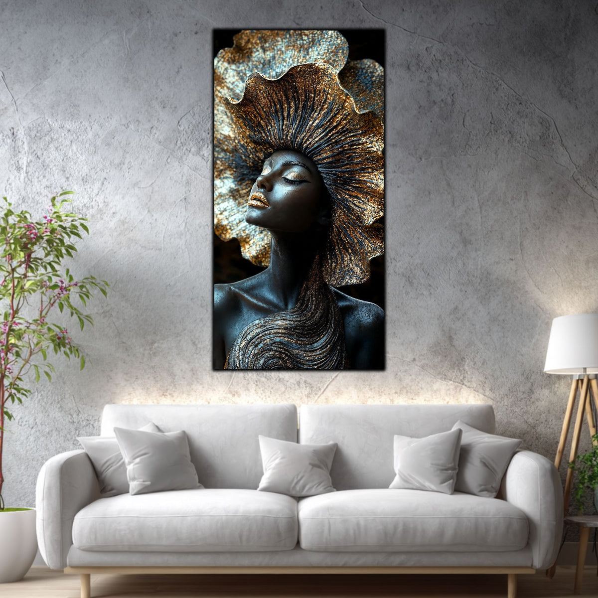Tablou pentru living – Golden Ascent | Zenesis