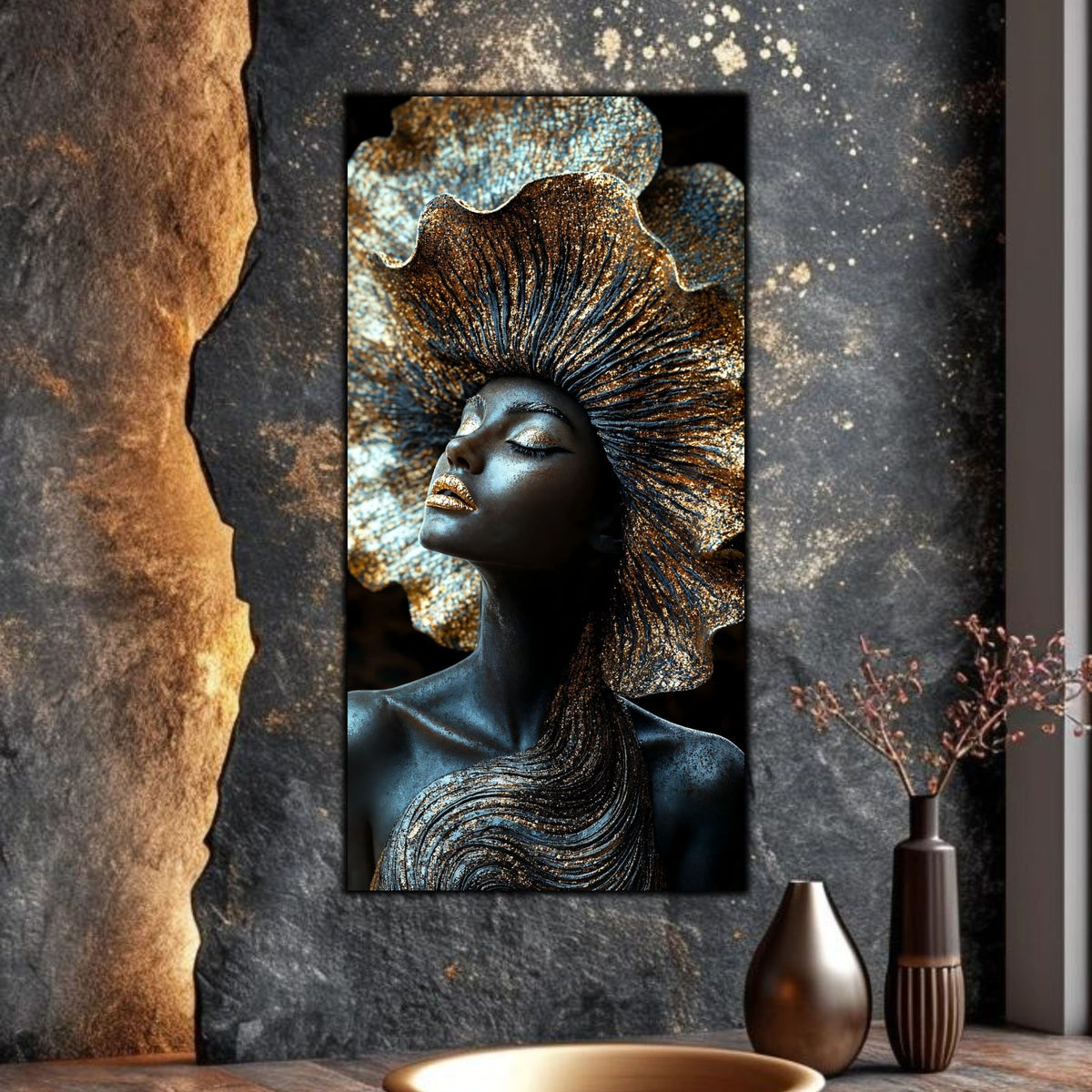 Tablou pentru living – Golden Ascent | Zenesis