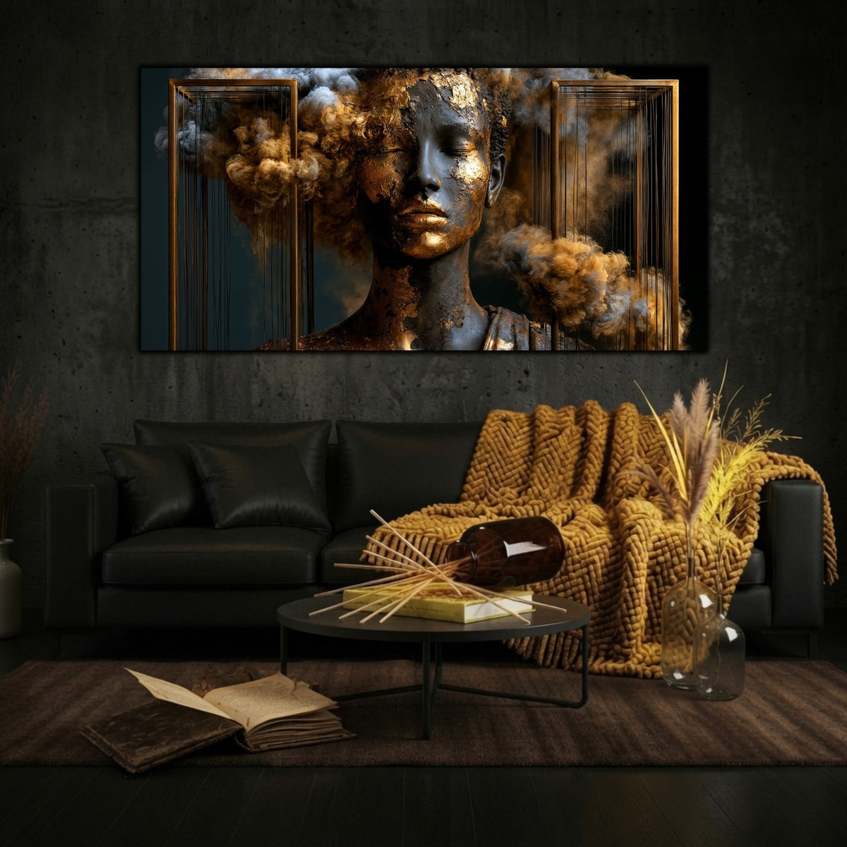Tablou living Pe Prag – de mari dimensiuni – colecția Still Becoming
