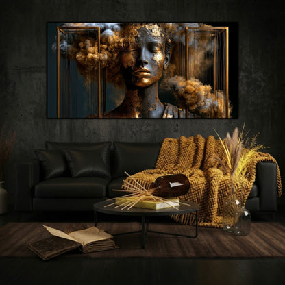 Tablou living Pe Prag – de mari dimensiuni – colecția Still Becoming