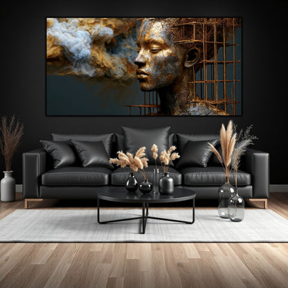 Tablou living Suflul Dinainte – colecția Still Becoming – sticlă ultra-clară 4mm