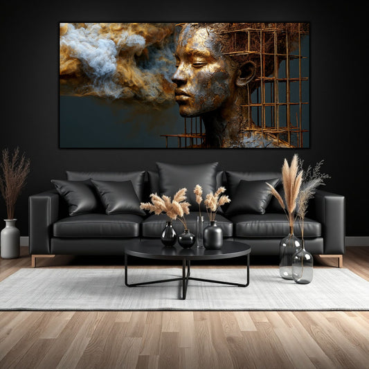 Tablou living Suflul Dinainte – colecția Still Becoming – sticlă ultra-clară 4mm