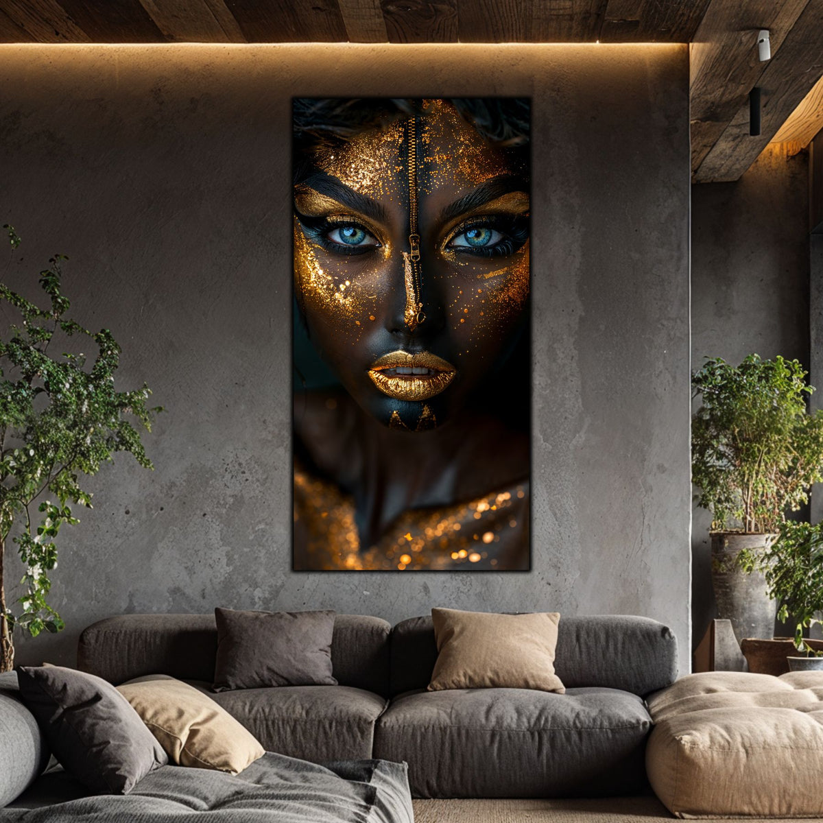 Tablou pe Sticlă Navigarea Spiritului: Busola de Aur a Sufletului | Ediție Unicat | Art-Zen Premium