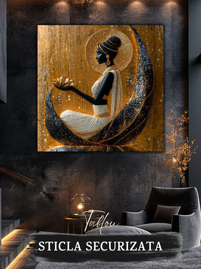 Tablou Sticla Securizata - Inner Lotus - 01