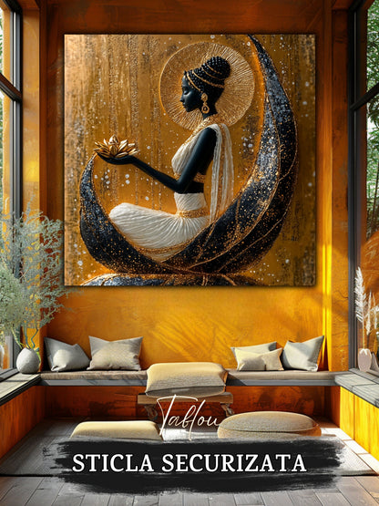 Tablou Sticla Securizata - Inner Lotus - 01