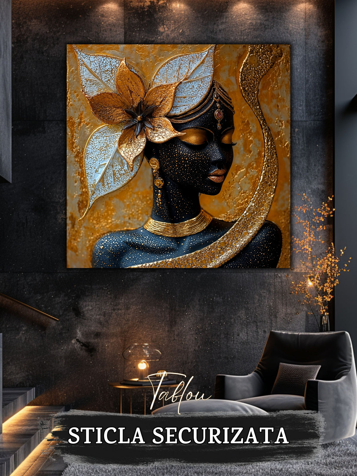 Tablou Sticla Securizata - Inner Lotus - 07