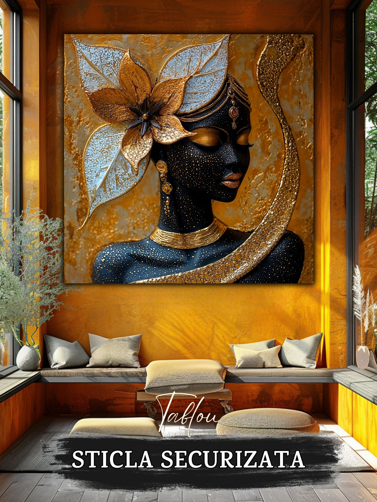 Tablou Sticla Securizata - Inner Lotus - 07