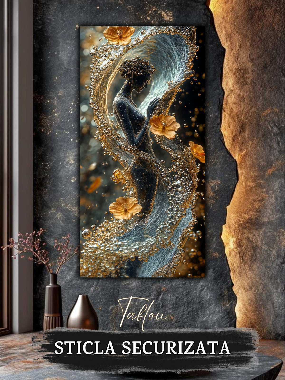 Tablou Sticla - Twisted Dream 44