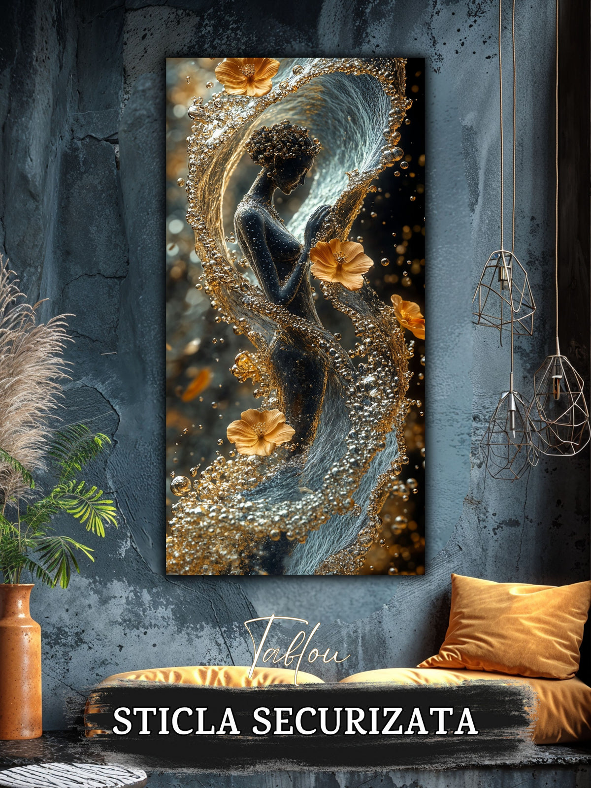 Tablou Sticla - Twisted Dream 44