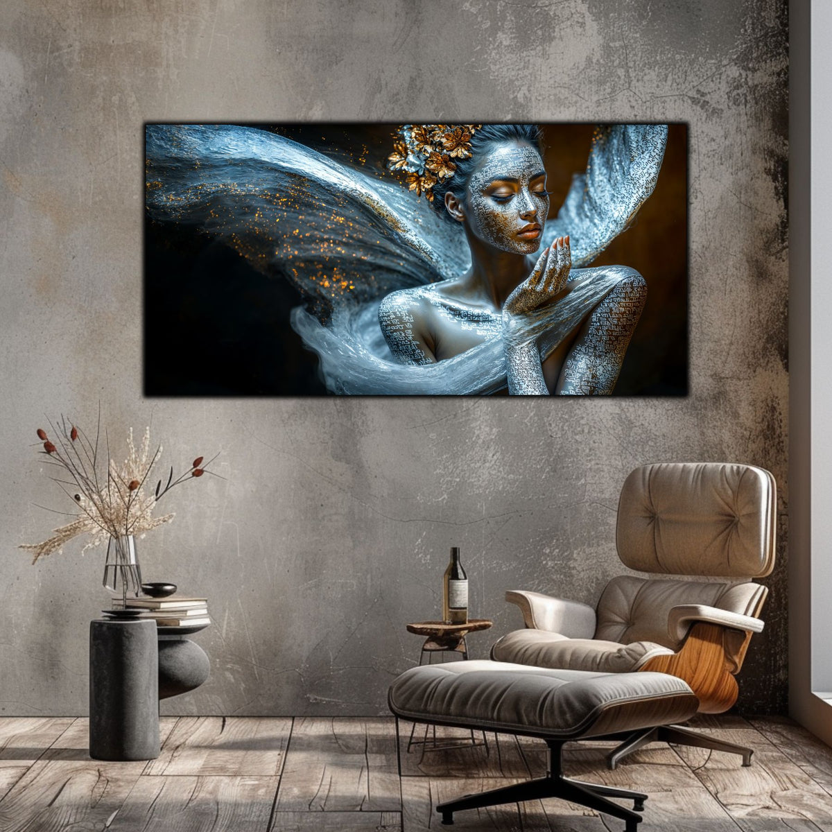 Beyond Meditation - Tablouri moderne pe sticla securizata pentru living contemporan NO07