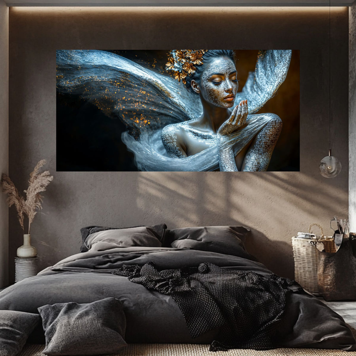 Beyond Meditation - Tablouri moderne pe sticla securizata pentru living contemporan NO07