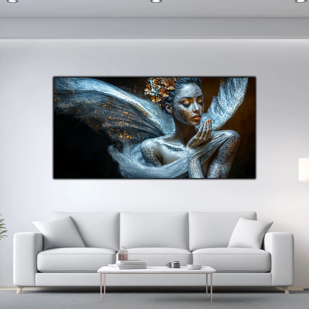 Beyond Meditation - Tablouri moderne pe sticla securizata pentru living contemporan NO07