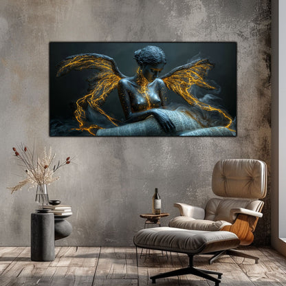 Beyond Meditation - Tablouri moderne pe sticla securizata pentru living contemporan NO49