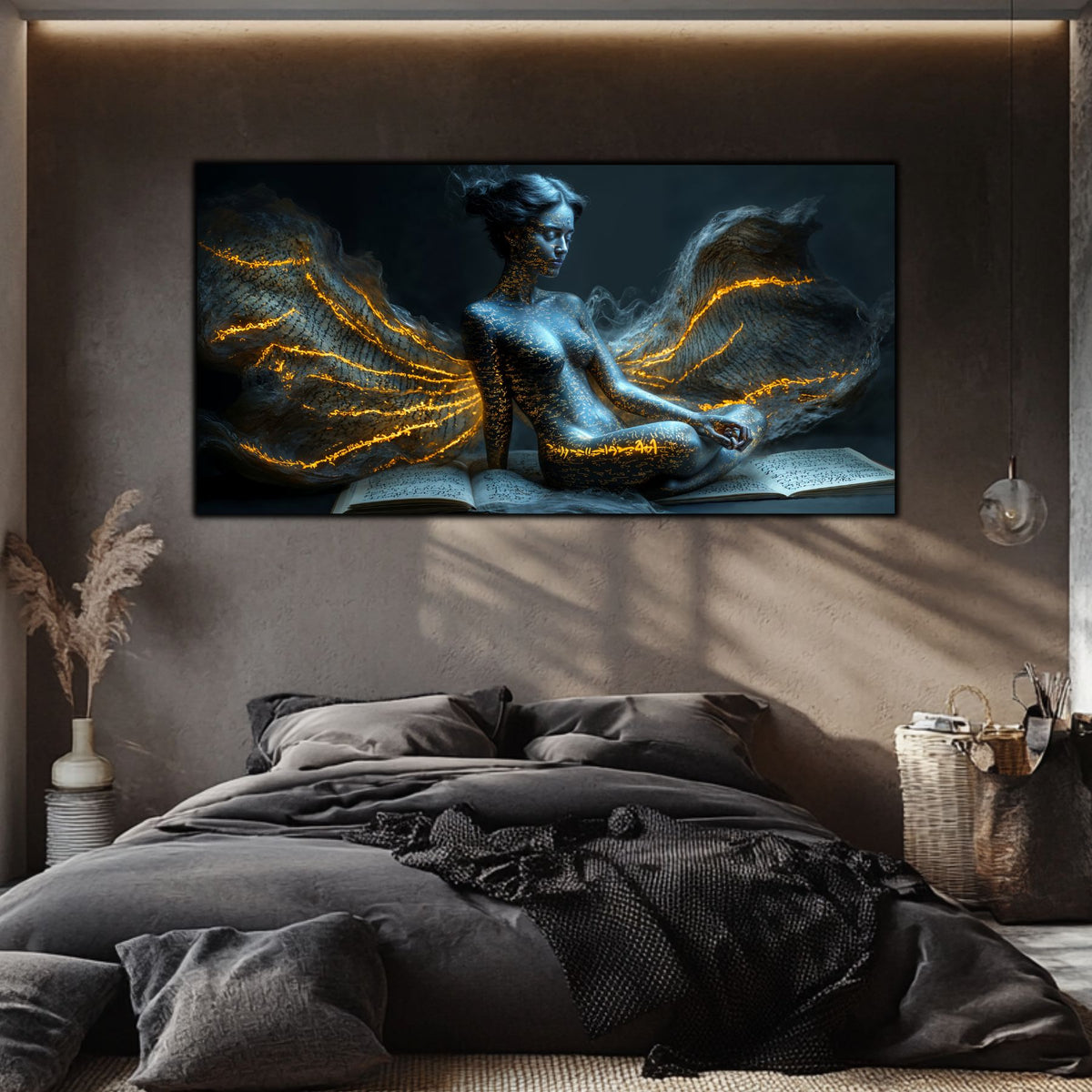 Beyond Meditation - Tablouri moderne pe sticla securizata pentru living contemporan NO04