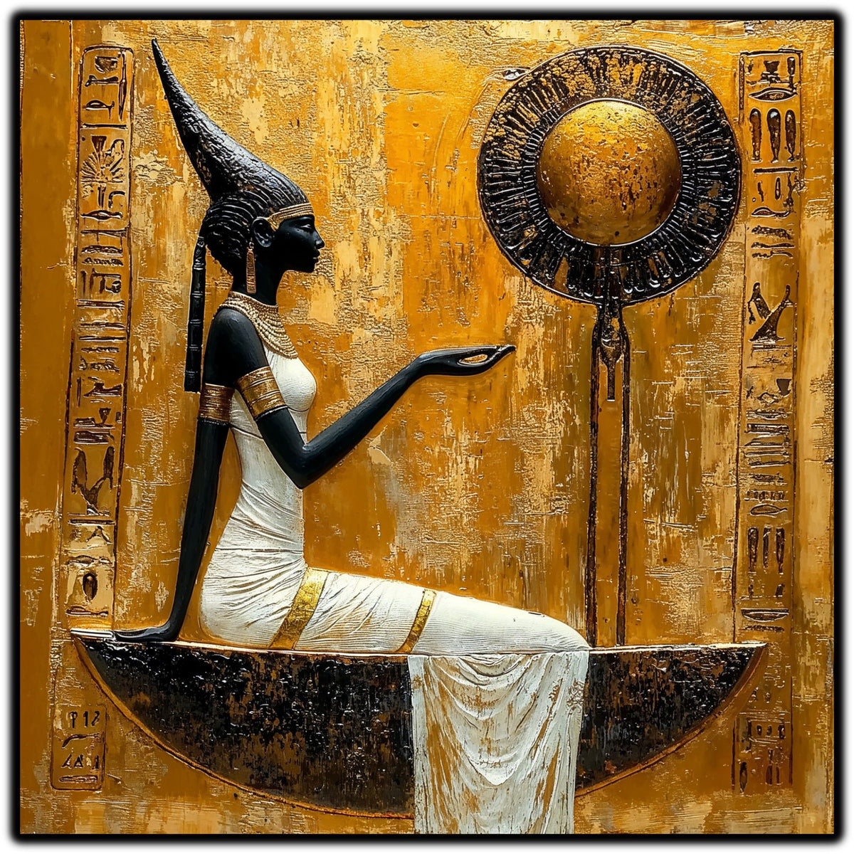 Whispers of the Nile - Tablou Sticla - 25