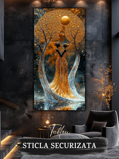 Tablou Sticla Securizata - Twisted Dream - 47