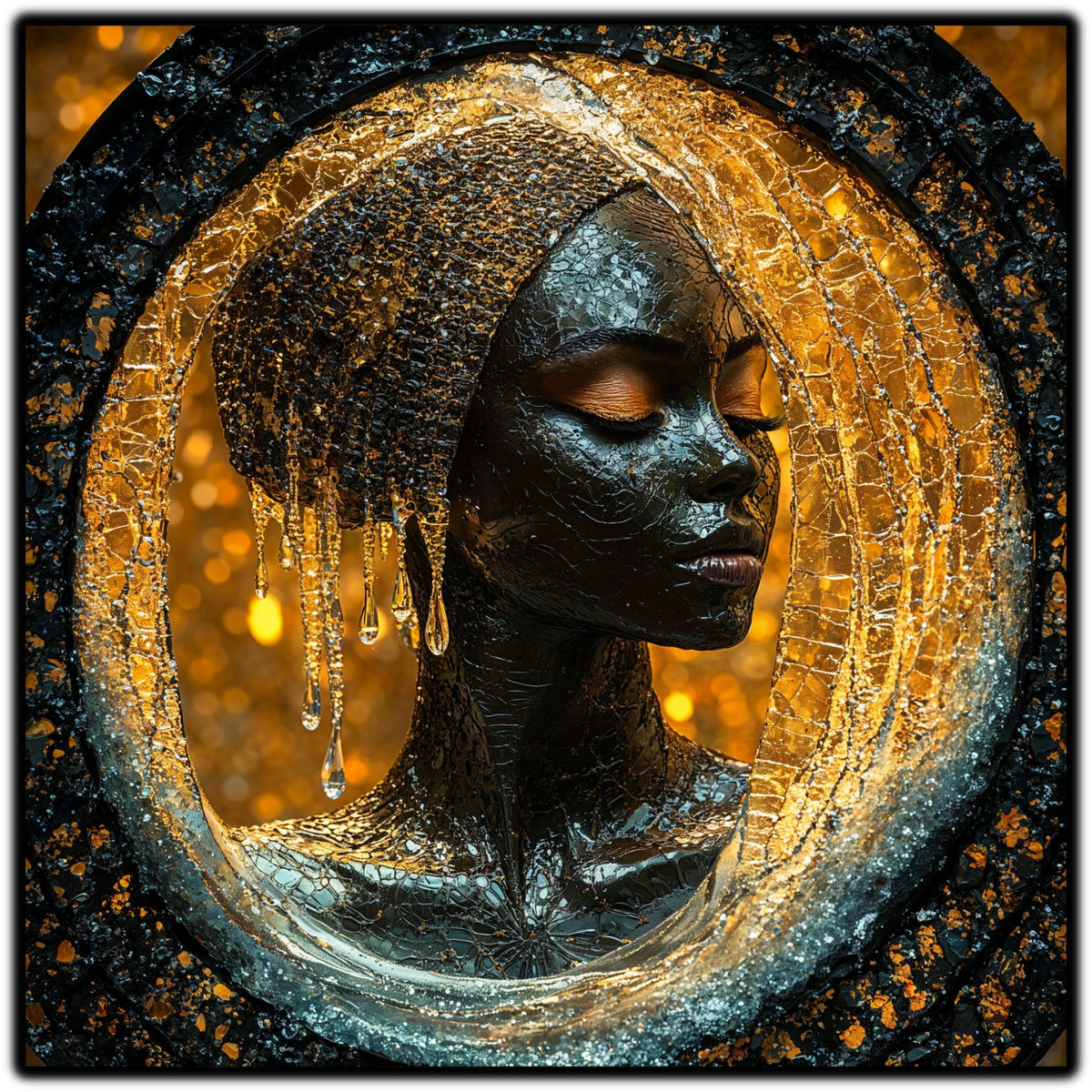 Tablou Sticla Securizata - Soul's Mandala  No25