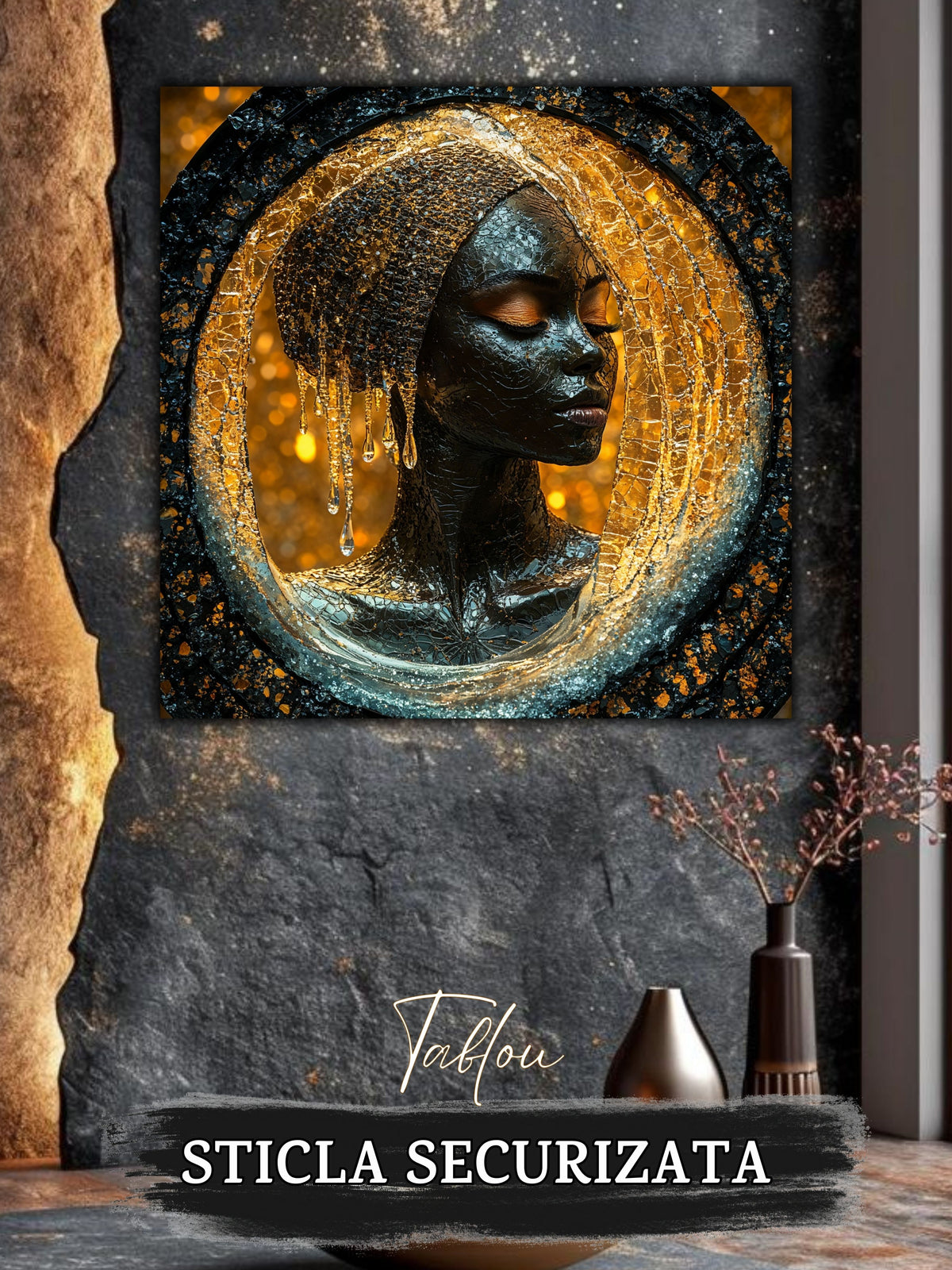 Tablou Sticla Securizata - Soul's Mandala  No25