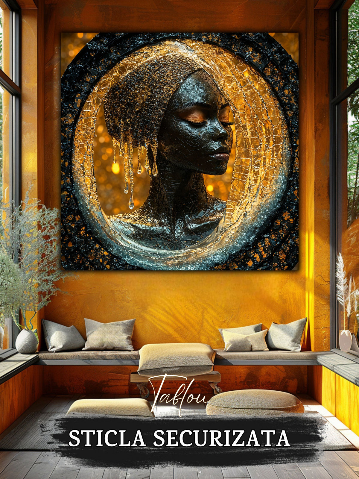 Tablou Sticla Securizata - Soul's Mandala  No25