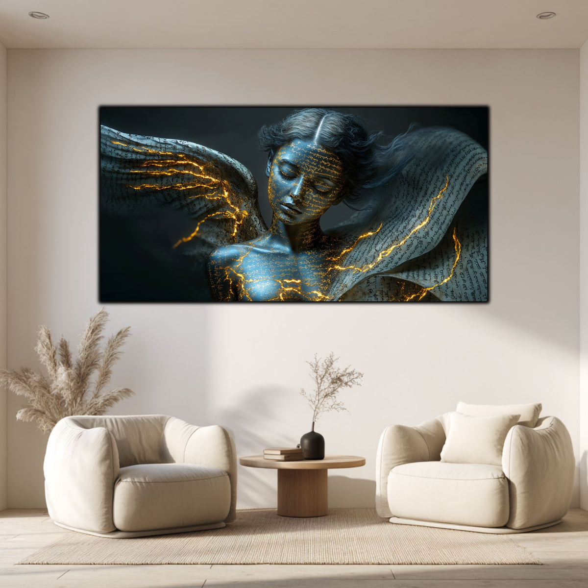 Beyond Meditation - Tablouri moderne pe sticla securizata pentru living contemporan NO16
