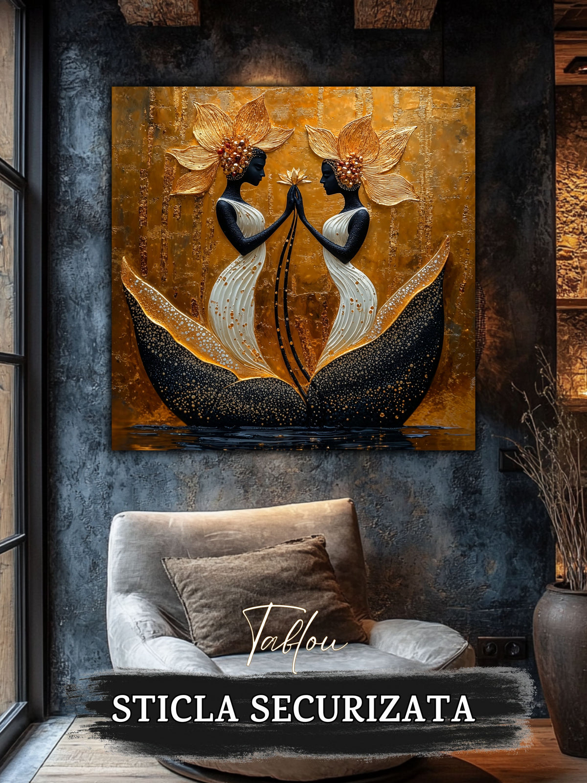 Tablou Sticla Securizata - Inner Lotus - 05