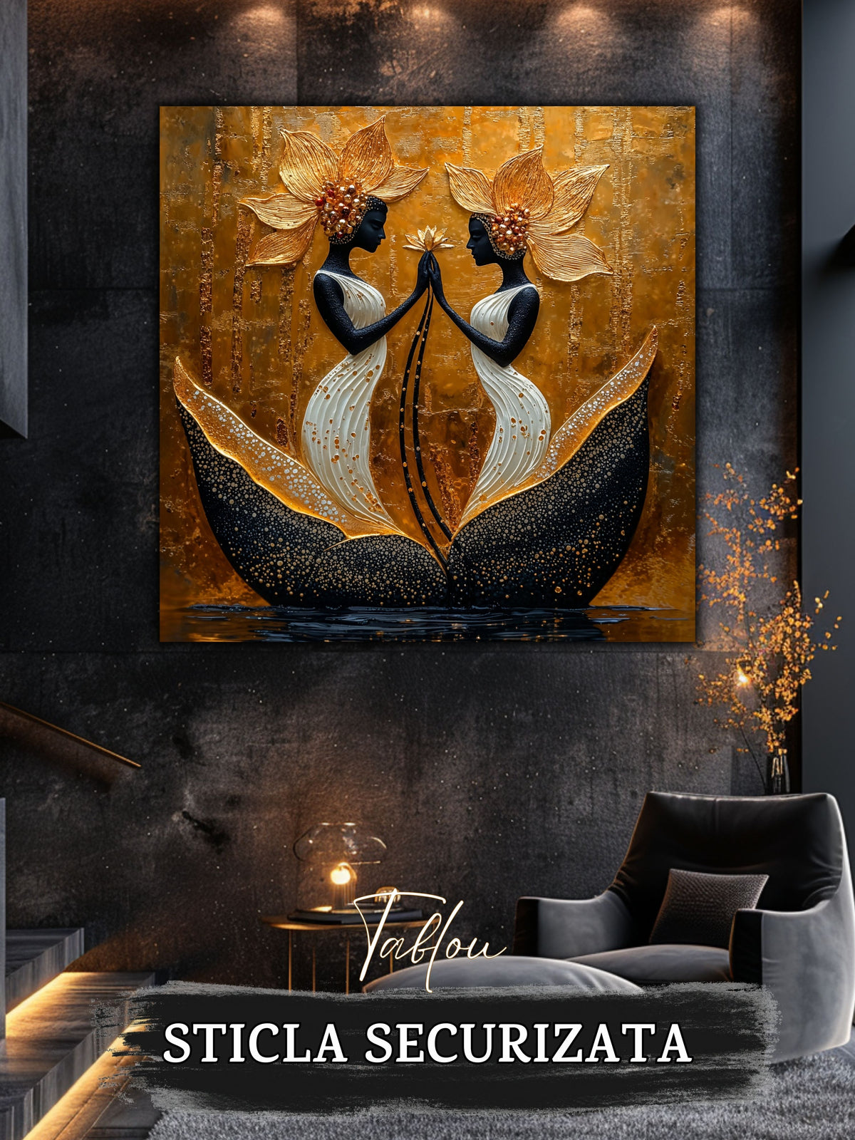 Tablou Sticla Securizata - Inner Lotus - 05
