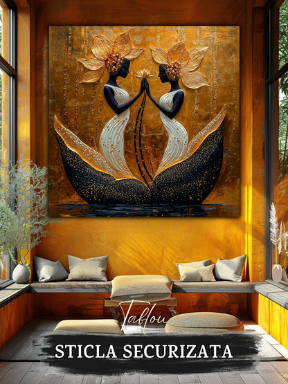 Tablou Sticla Securizata - Inner Lotus - 05