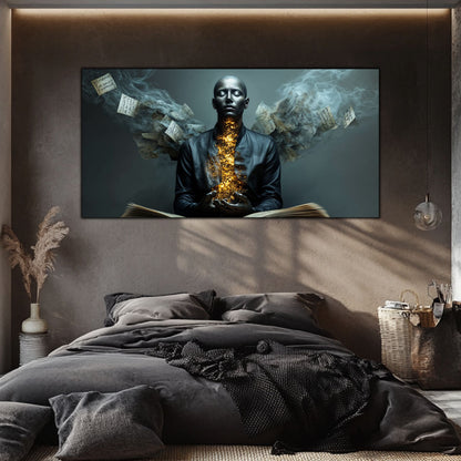 Tablou pentru living – Pages of Silence | Sacred Stillness