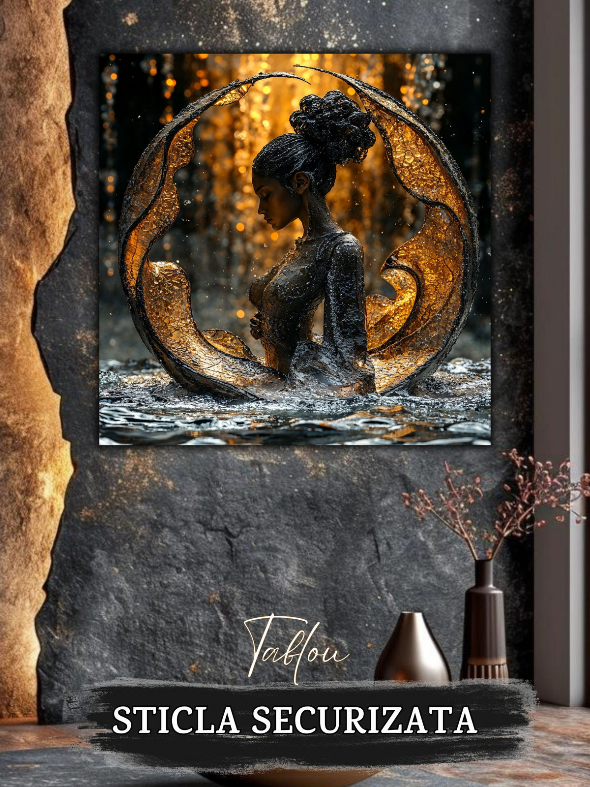 Tablou Sticla Securizata - Soul's Mandala  No15