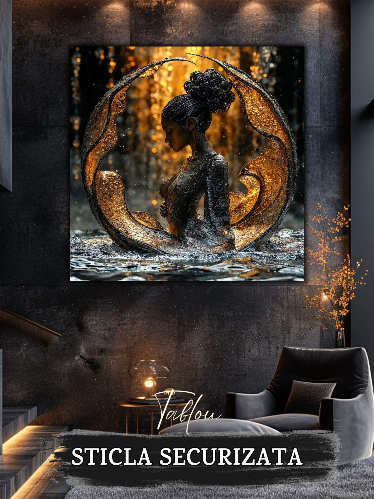 Tablou Sticla Securizata - Soul's Mandala  No15