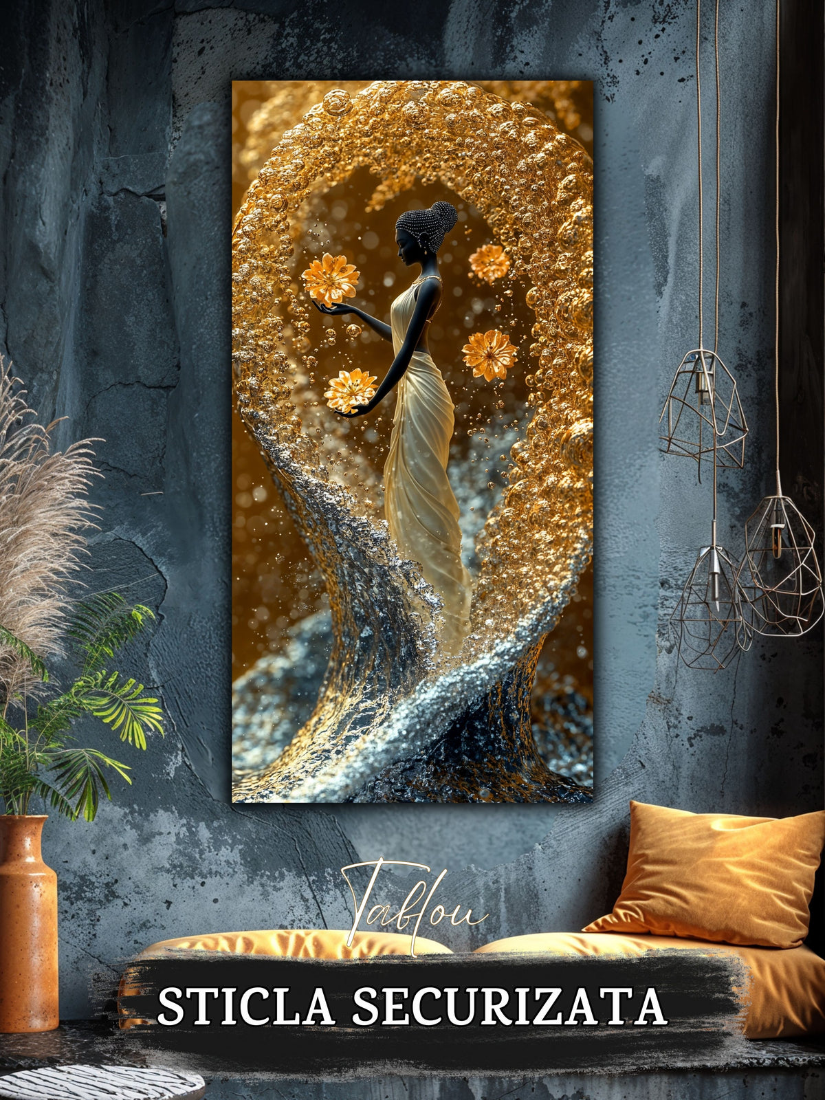Tablou Sticla - Twisted Dream 42