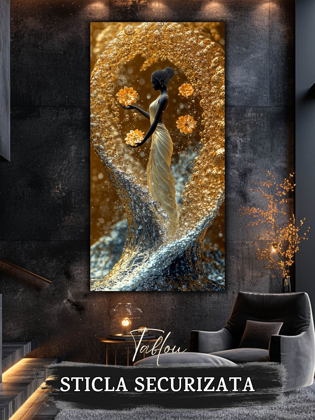 Tablou Sticla - Twisted Dream 42