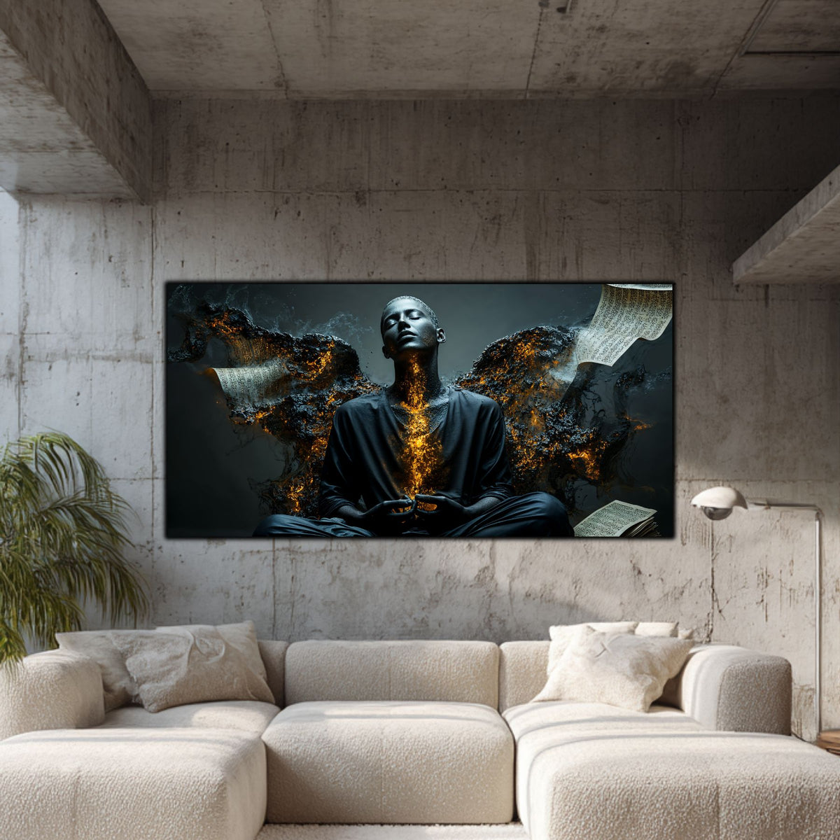 Tablou pentru living – Inner Ember | Sacred Stillness
