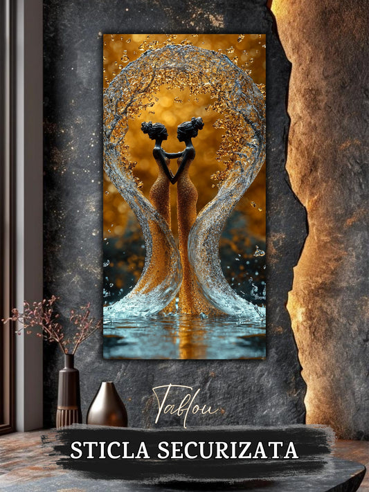 Tablou Sticla Securizata - Twisted Dream - 46