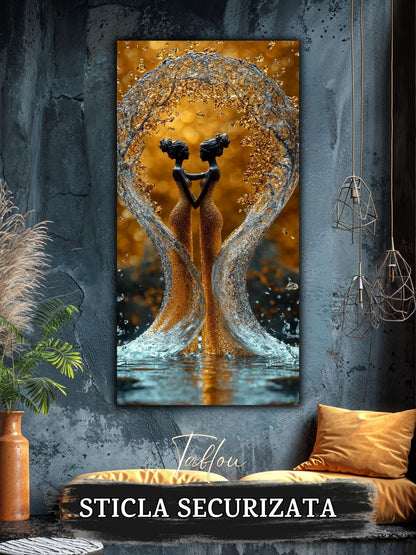 Tablou Sticla Securizata - Twisted Dream - 46
