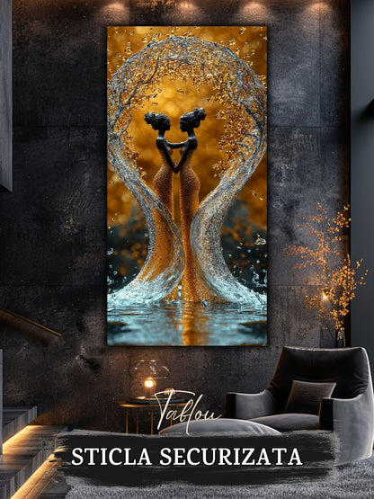 Tablou Sticla Securizata - Twisted Dream - 46