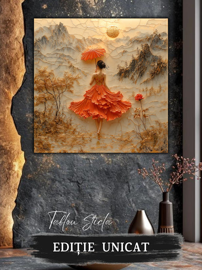 Tablou pentru sufragerie – The Gold Within | Fragments of Becoming