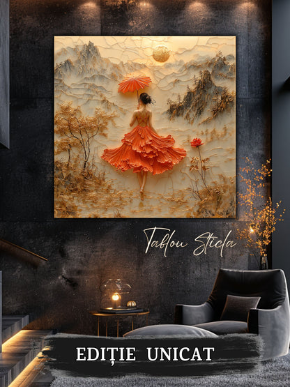 Tablou pentru sufragerie – The Gold Within | Fragments of Becoming