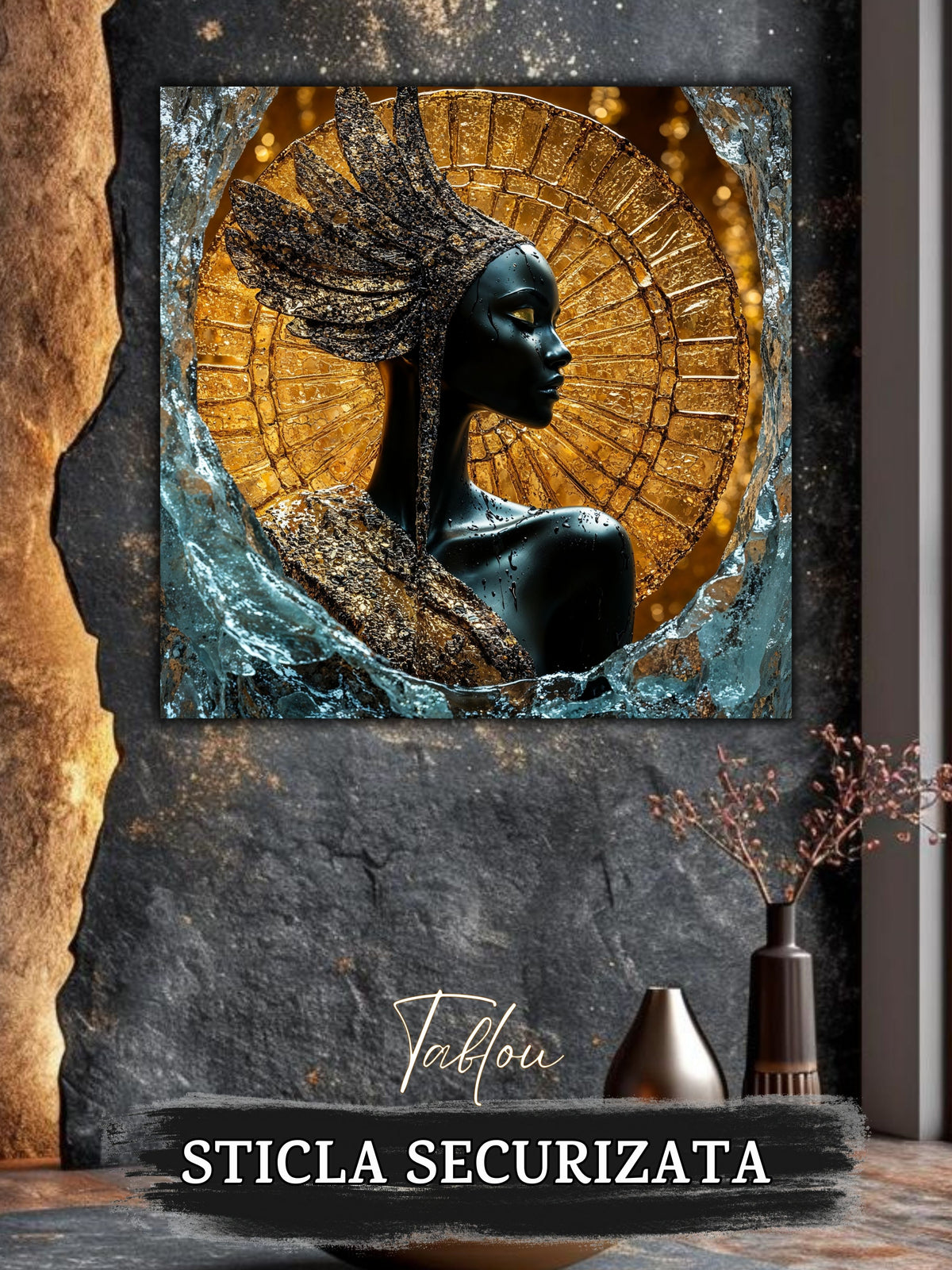 Tablou Sticla Securizata - Soul's Mandala  No08