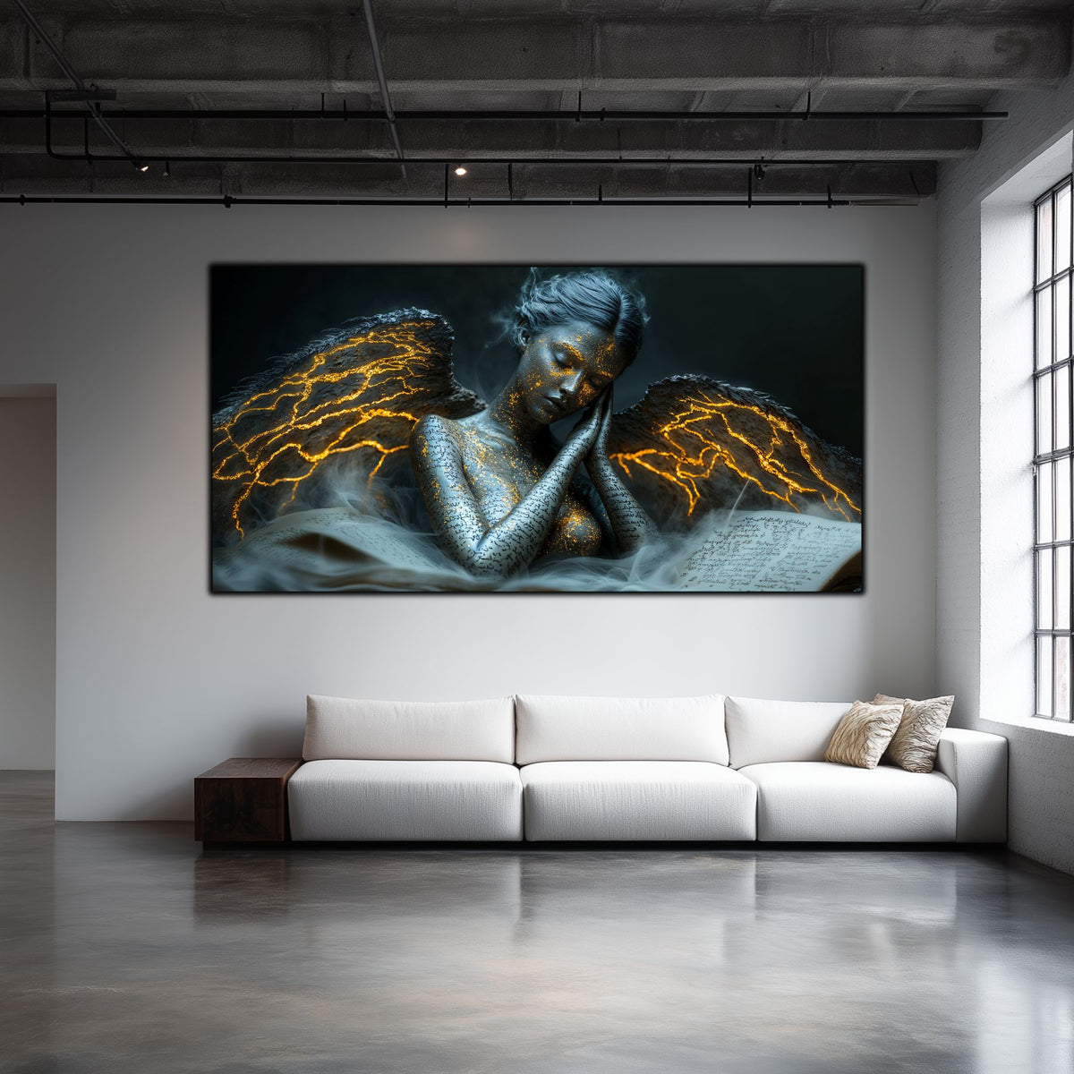 Beyond Meditation - Tablouri moderne pe sticla securizata pentru living contemporan NO18