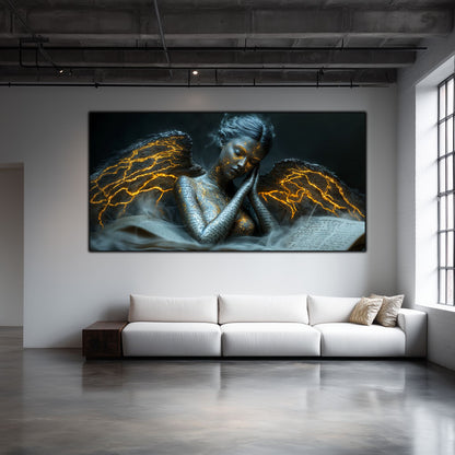 Beyond Meditation - Tablouri moderne pe sticla securizata pentru living contemporan NO18