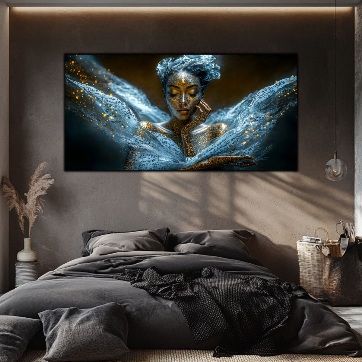 Beyond Meditation - Tablouri moderne pe sticla securizata pentru living contemporan NO14