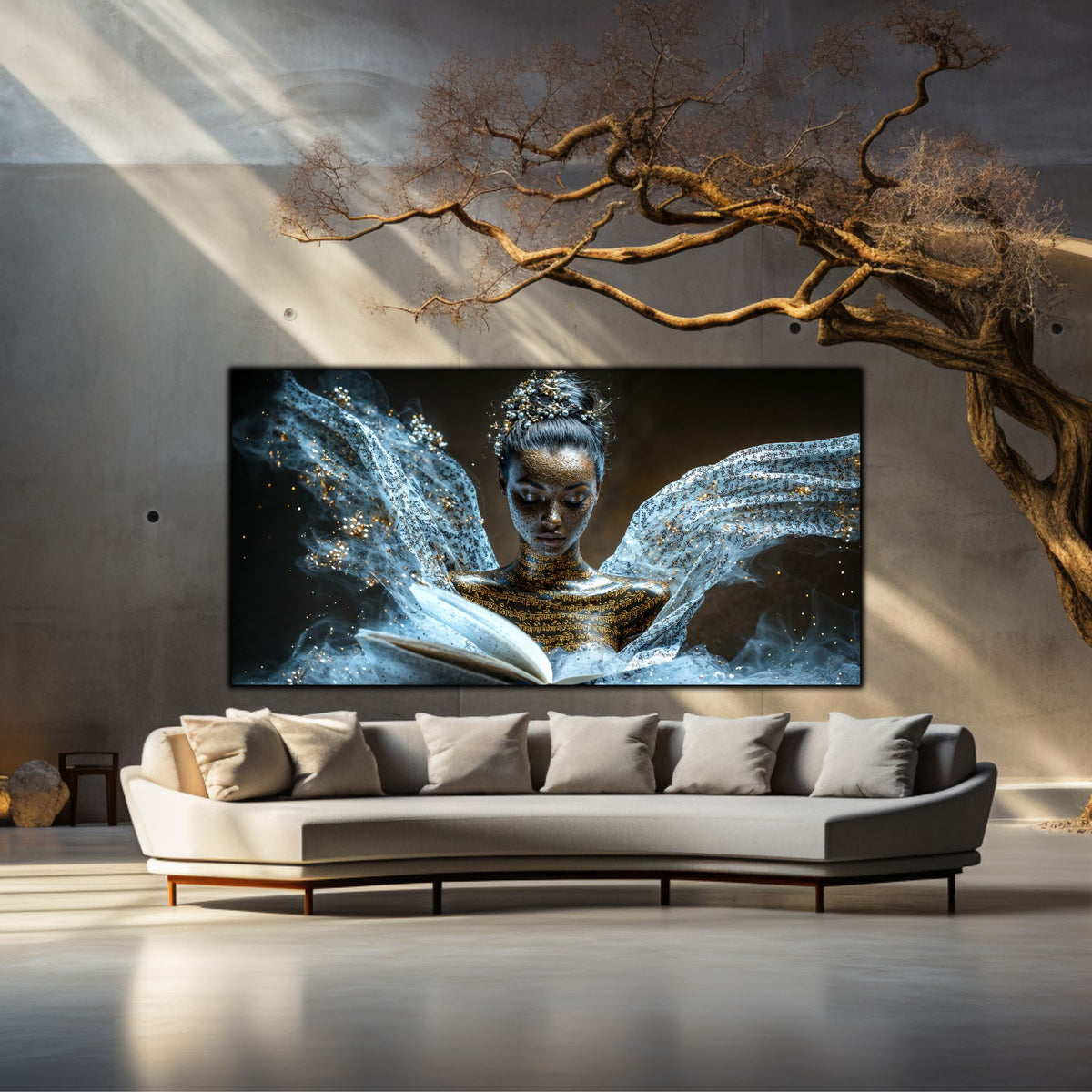 Beyond Meditation - Tablouri moderne pe sticla securizata pentru living contemporan NO44