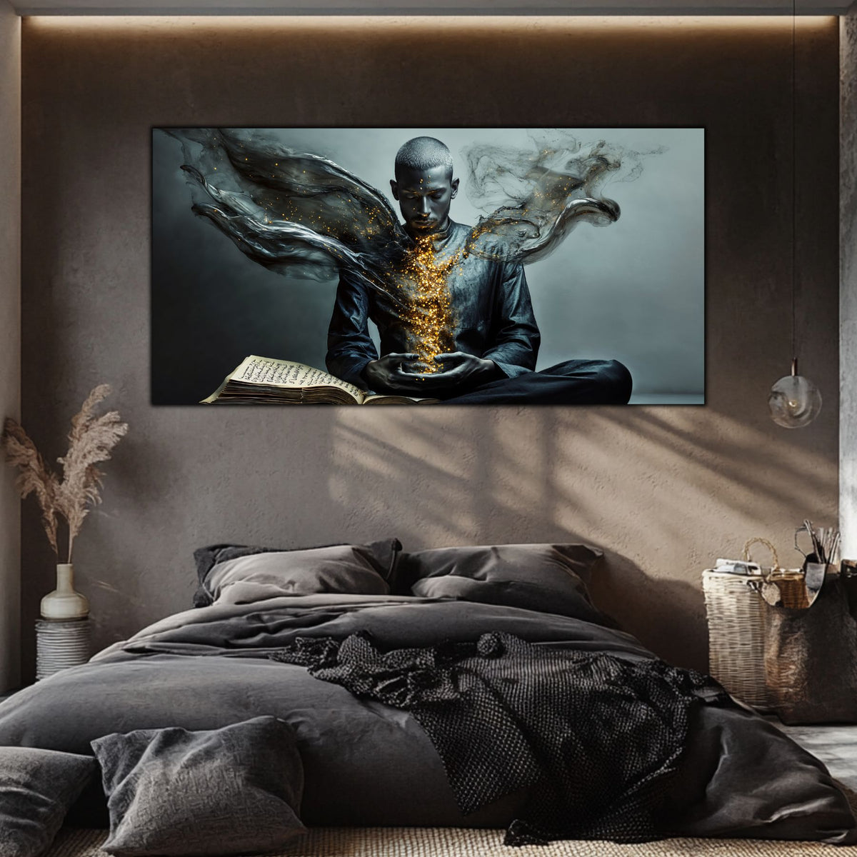 Tablou pentru living – The Gold That Remains | Sacred Stillness