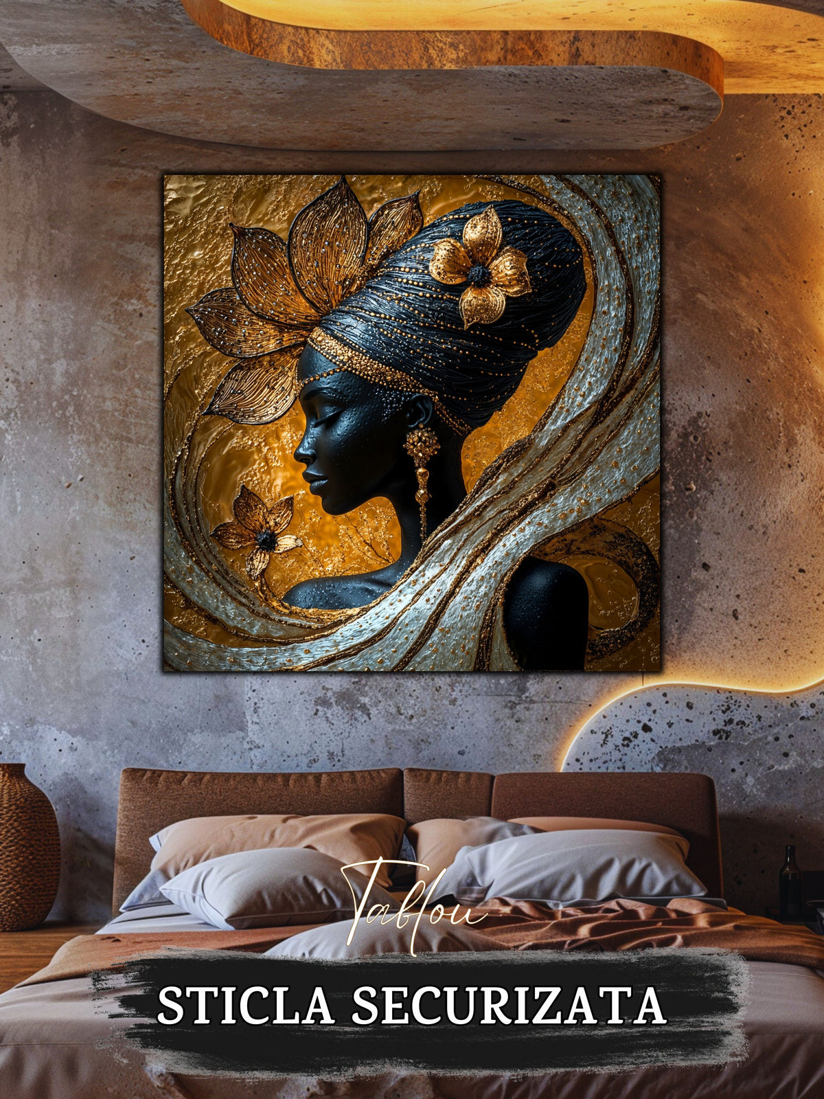 Tablou Sticla Securizata - Inner Lotus - 12