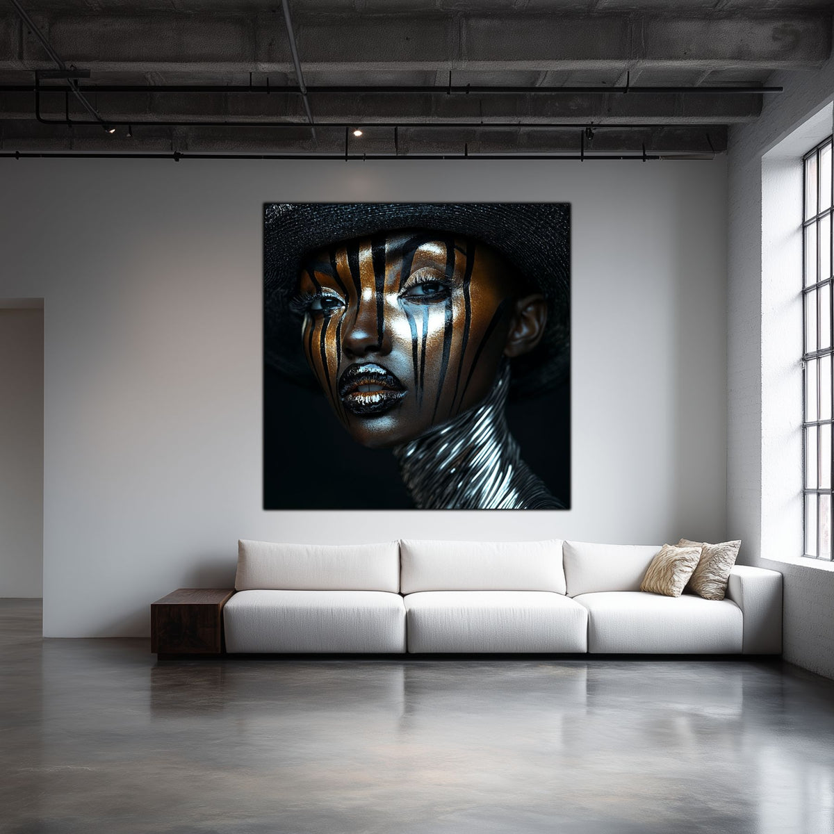 Dark Glow - Tablou Decorativ pt Peretele Livingului Modern - NO09