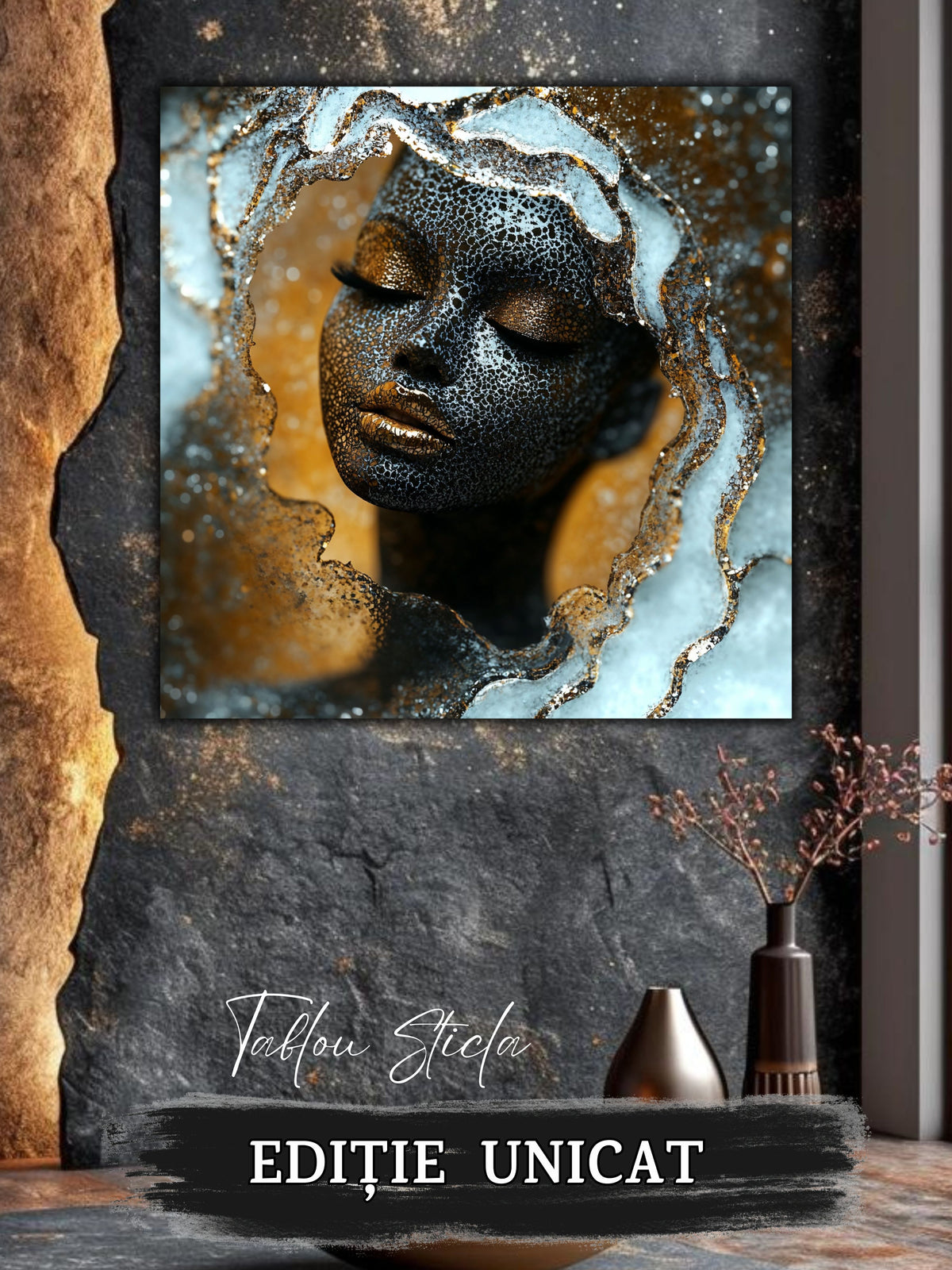 Liquid dream - Tablou Unicat pe Sticla - 04