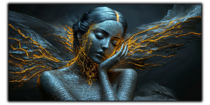 Beyond Meditation - Tablouri moderne pe sticla securizata pentru living contemporan NO50