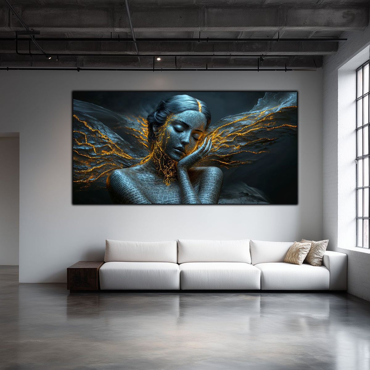 Beyond Meditation - Tablouri moderne pe sticla securizata pentru living contemporan NO50